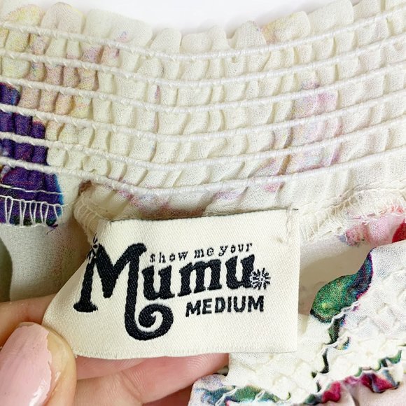 Show Me Your Mumu Hacienda Floral Maxi Dress Sz M - Picture 6 of 9